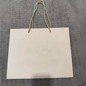 Nana Jacqueline Shopping Handbag with Gold Accents